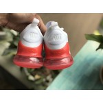Nike Air Max 270 White / Hot Punch Womens Running Shoes AH8050-103