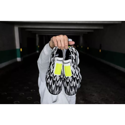 Nike Air Vapormak Fk Moc 2 Acronym Light Bone/Volt Green AQ0996-001-35
