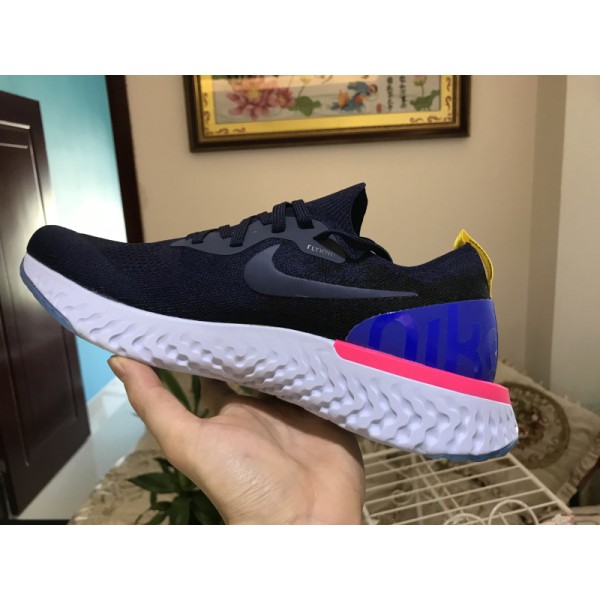 Nike Epic React Flyknit College Navy Racer Blue AQ0067-400