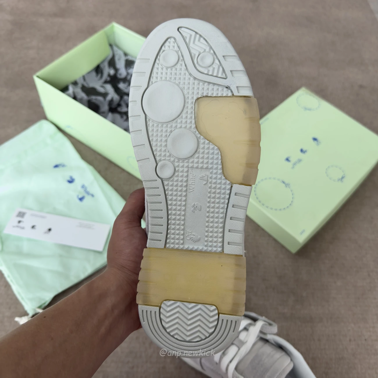 Off White Out Of Office Ooo Low Tops Vintage Suede Destressed White Omia189f22lea0120101 (10) - www.newkick.vip