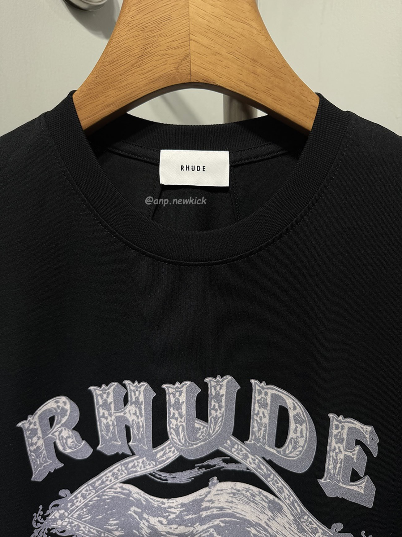 Rhude Dakar Convoy Logo Print Black T Shirt (7) - www.newkick.org