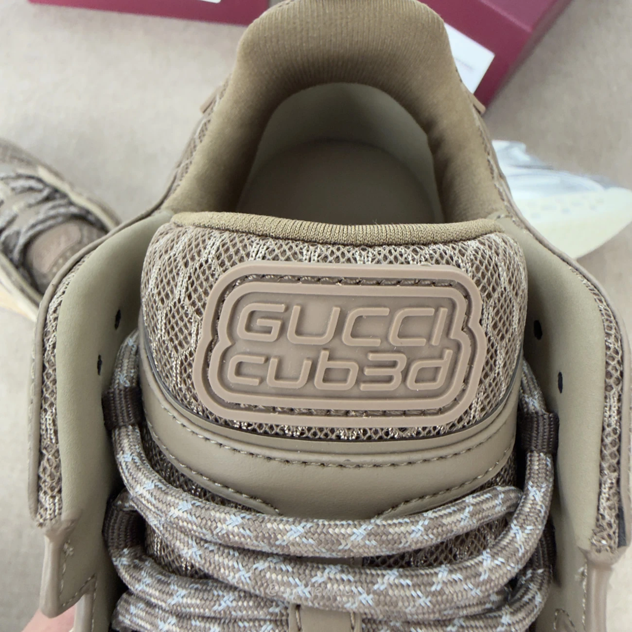 Gucci Cub3d Sneaker Light Grey White Brown Demetra 819709 Faebe 2847 (5) - www.newkick.vip Gucci Cub3d Sneaker Light Grey White Brown Demetra 819709 Faebe 2847 (5) - www.newkick.vip