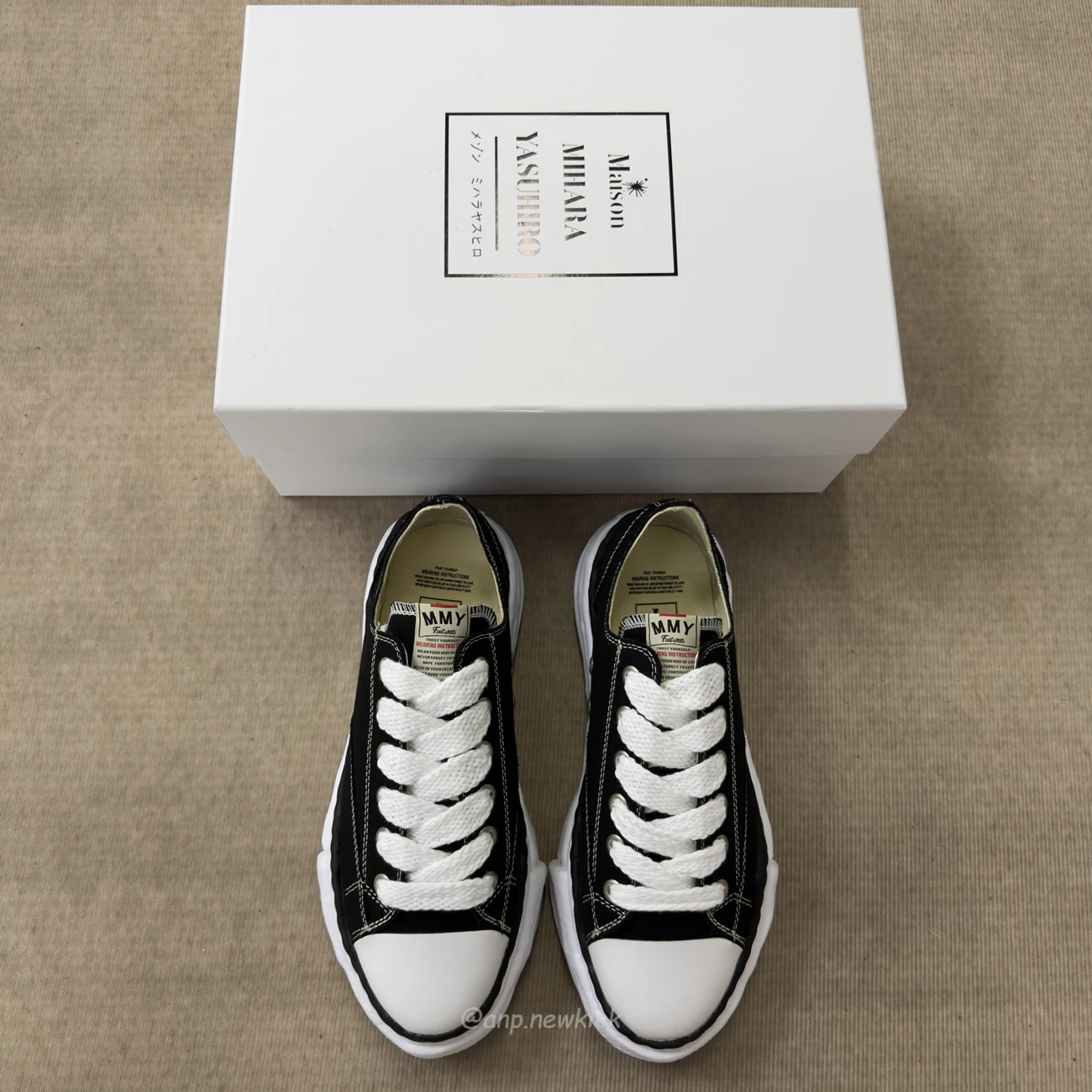 Maison Mihara Yasuhiro Peterson Og Sole Canvas Low Black A01fw702 Blk (2) - www.newkick.vip Maison Mihara Yasuhiro Peterson Og Sole Canvas Low Black A01fw702 Blk (2) - www.newkick.vip