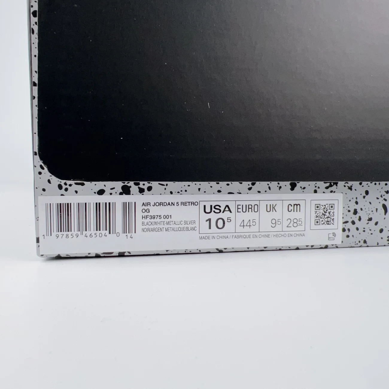 Air Jordan 5 Retro Og Black Metallic Reimagined Gx Batch Factory Hf3975 001 (9) - www.gxsole.com Air Jordan 5 Retro Og Black Metallic Reimagined Gx Batch Factory Hf3975 001 (9) - www.gxsole.com