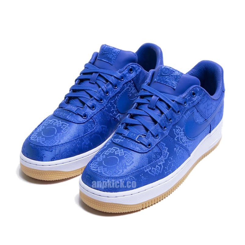 Clot Nike Air Force 1 Prm Royal Blue Silk Release Date Cj5290 400 (5) - www.newkick.vip