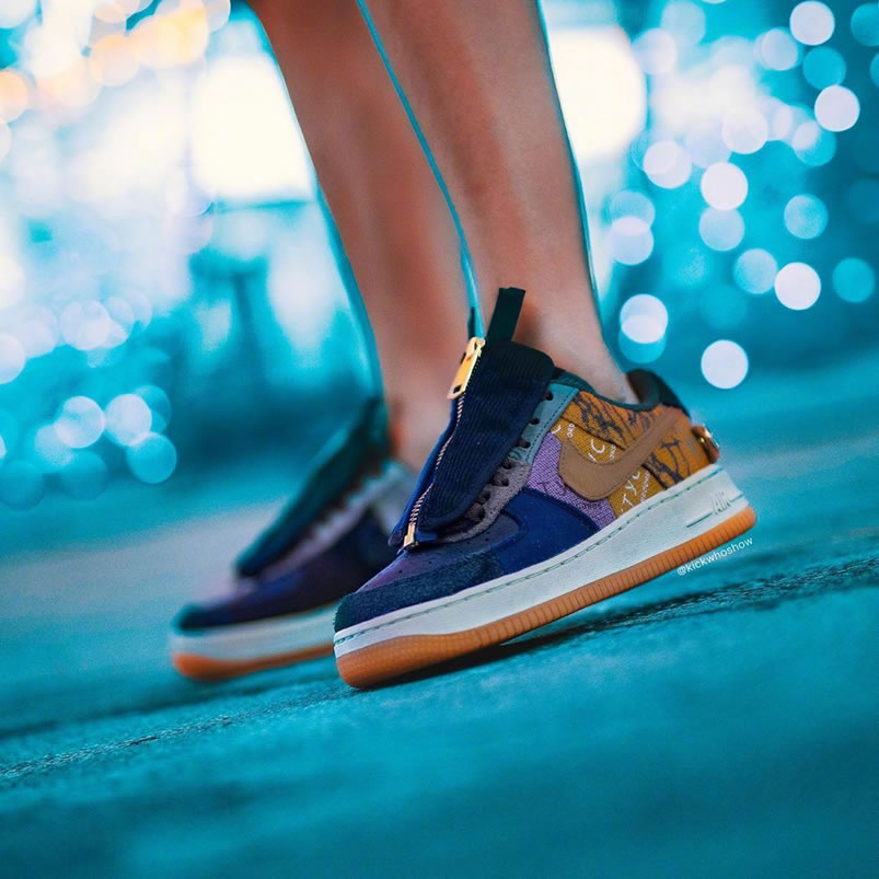 Travis Scott Nike Air Force 1 Low Cactus Jack Cn2405 900 On Feet Release Date (1) - www.newkick.org