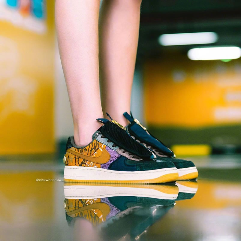 Travis Scott Nike Air Force 1 Low Cactus Jack Cn2405 900 On Feet Release Date (3) - www.newkick.org