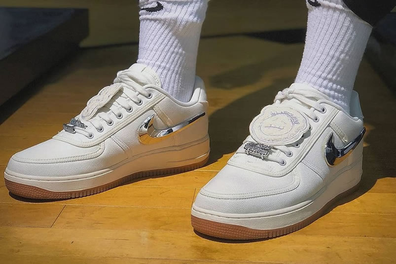 Travis Scott Nike Air Force 1 Low Sail On Feet Release Date For Sale Aq4211 101 (1) - www.newkick.vip Travis Scott Nike Air Force 1 Low Sail On Feet Release Date For Sale Aq4211 101 (1) - www.newkick.vip