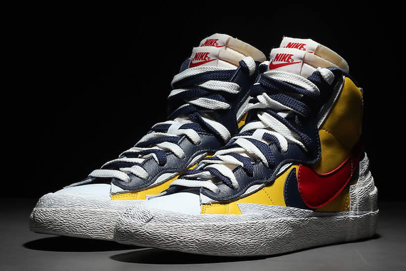 Sacai Nike Blazer Mid Navy Blue Bv0072 001 Yellow Bv0072 700 (17) - www.newkick.org Sacai Nike Blazer Mid Navy Blue Bv0072 001 Yellow Bv0072 700 (17) - www.newkick.org