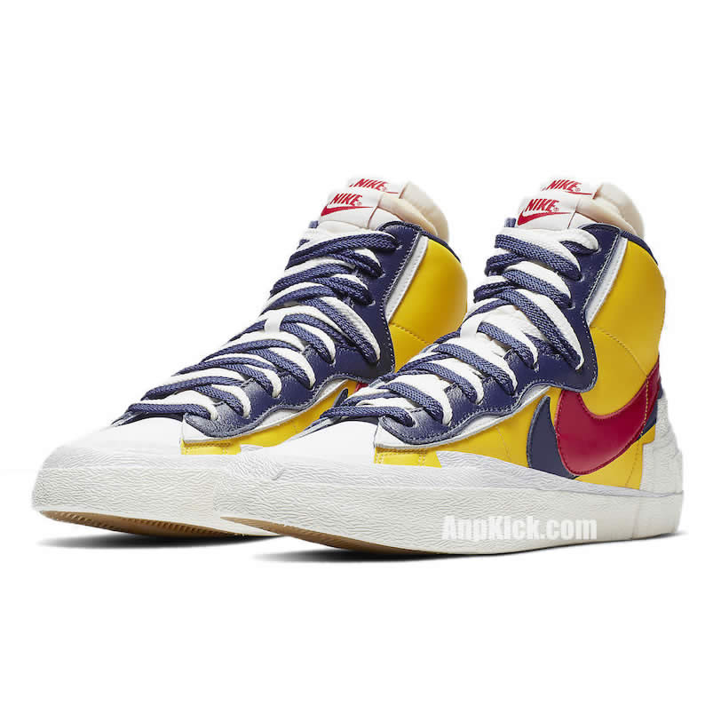 Sacai Nike Blazer Mid Navy Blue Bv0072 001 Yellow Bv0072 700 (2) - www.newkick.org Sacai Nike Blazer Mid Navy Blue Bv0072 001 Yellow Bv0072 700 (2) - www.newkick.org