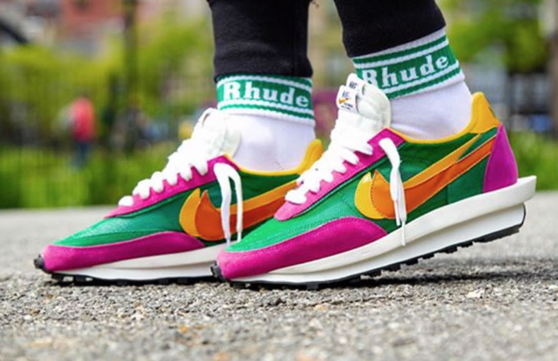 Sacai Nike Ldv Waffle Pink On Feet Bv0073 301 (5) - www.newkick.org Sacai Nike Ldv Waffle Pink On Feet Bv0073 301 (5) - www.newkick.org