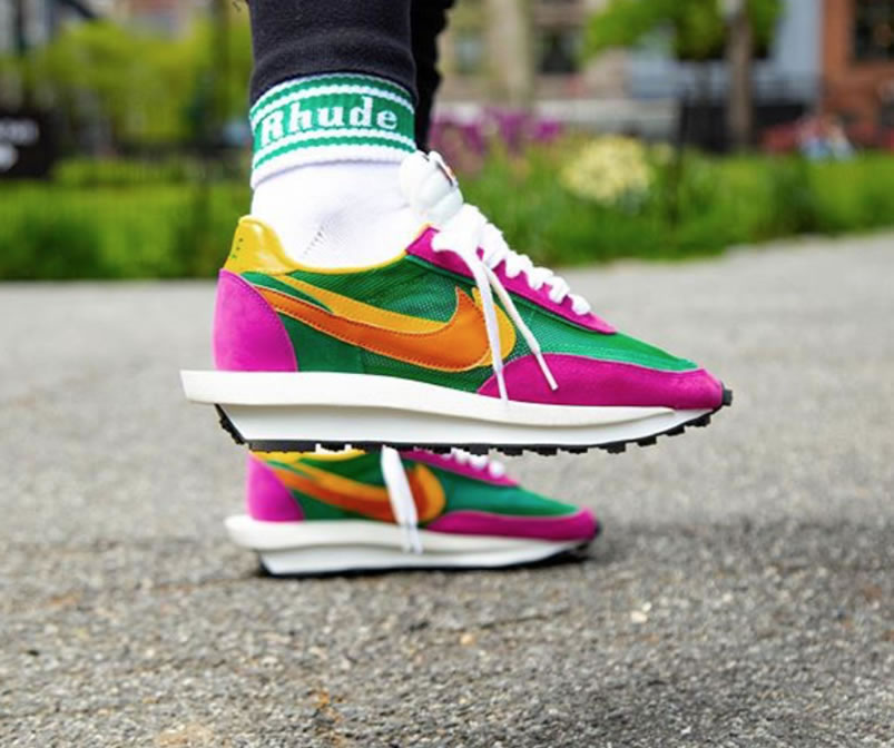 Sacai Nike Ldv Waffle Pink On Feet Bv0073 301 (7) - www.newkick.org Sacai Nike Ldv Waffle Pink On Feet Bv0073 301 (7) - www.newkick.org